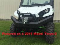 Extreme Metal Products, LLC - Teryx and Teryx4 Front Bumper / Brush Guard with Winch Mount