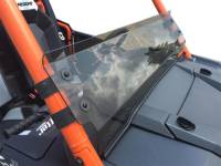 Extreme Metal Products, LLC - Tinted Hard Coated -RZR XP1K and 2015-18 RZR 900 Half Windshield/ Wind Deflector