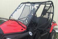 Extreme Metal Products, LLC - Pioneer 500 & 520 Hard Coat Windshield with Fast Straps