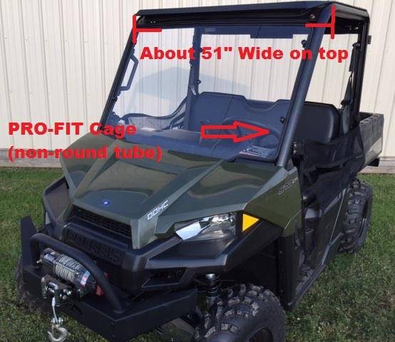 Polaris Ranger One-Piece Top (Fits: Full-Size Rangers with PRO-FIT Cag –  Pro UTV Parts