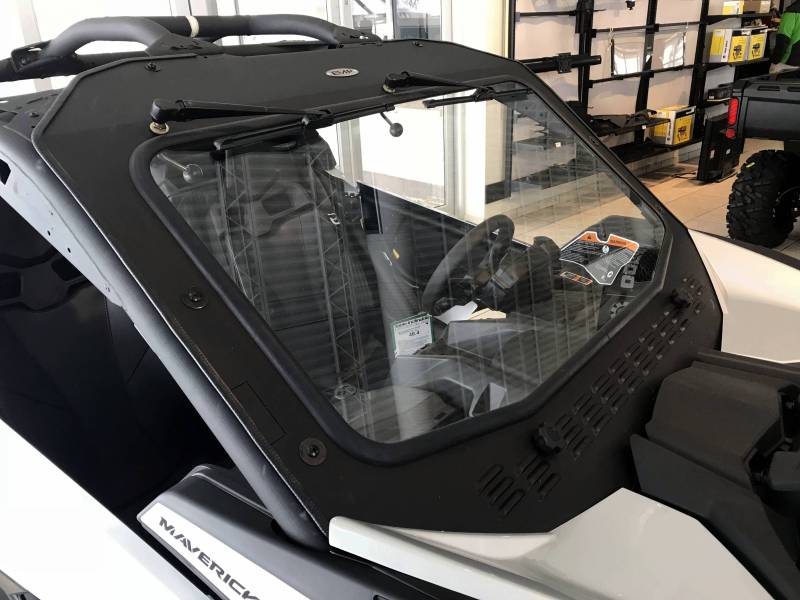 Extreme Metal Products, LLC - Can-Am Maverick X3 Laminated Glass Windshield with ...