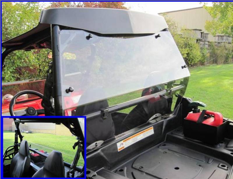 WIND/DUST 16 DEFLECTORS for POLARIS RZR 570 2008 to 2014 900 800, 
