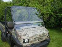 Extreme Metal Products, LLC - Mule 4010 Flip Up Windshield (Hard Coated on both sides)