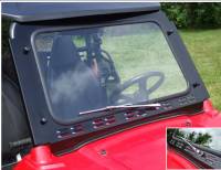 Extreme Metal Products, LLC - RZR Laminated Safety Glass Windshield with Wiper