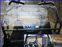 Extreme Metal Products, LLC - RZR Hard Coated Cab Back / Dust Stopper