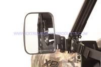 Extreme Metal Products, LLC - Polaris Ranger Folding Mirror set for the PRO-FIT Cage (non-round cage)