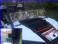 Extreme Metal Products, LLC - RZR XP1K and RZR 900 Half Windshield/ Wind Deflector