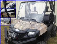 Extreme Metal Products, LLC - Pioneer 700 Hard Coated Full Windshield