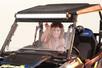 Extreme Metal Products, LLC - Hand Operated UTV Wiper for Hard Coated Poly Windshields Only