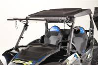 Extreme Metal Products, LLC - Flip Up windshield for RZR 2014-2018 XP1K, 2015-20 RZR 900, and 2016-18 RZR 1000-S