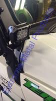 Extreme Metal Products, LLC - Kawasaki Teryx Pillar Mount LED Light Brackets