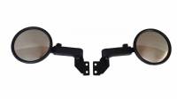 Extreme Metal Products, LLC - Polaris Ranger Smack Back Mirrors for PRO-FIT Cages  Set (pick your mirror size)