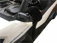 Extreme Metal Products, LLC - Can-Am Maverick Trail Smack Back Mirror Set (5-1/2" Round Mirrors)