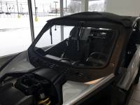 Extreme Metal Products, LLC - Can-Am Maverick X3 Laminated Glass Windshield with Slide Vent