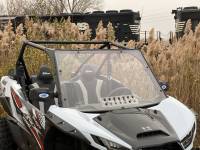 Extreme Metal Products, LLC - Teryx KRX 1000 Windshield with vent (Hard Coated on Both Sides)