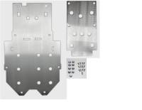 Extreme Metal Products, LLC - Honda Pioneer 500 Belly Skid Plates (aluminum set of two)