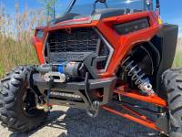Extreme Metal Products, LLC - Polaris RZR "Stubby" Front Winch Bumper