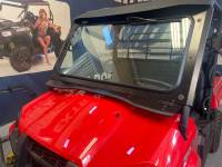 Extreme Metal Products, LLC - Kawasaki MULE PRO-MX Vented Glass Windshield
