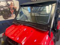 Extreme Metal Products, LLC - Kawasaki MULE PRO-MX Vented Glass Windshield