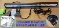 Extreme Metal Products, LLC - Kawasaki KRX DUAL COLOR 40" LED Light Bar Kit (Plug and Play) Green and White 