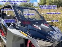 Extreme Metal Products, LLC - RZR PRO XP and Turbo R Laminated Glass Windshield