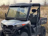 Extreme Metal Products, LLC - CFMoto UForce 600 Laminated Glass Windshield with Wiper