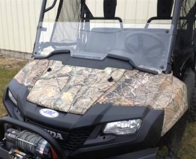 Extreme Metal Products, LLC - Pioneer 700 Half Windshield with Fast Straps - Image 1