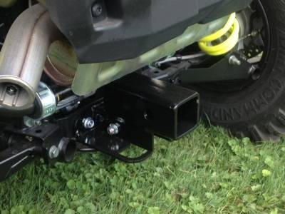 Extreme Metal Products, LLC - 2015-18 RZR 900 and 2016-18 RZR-S 1000 Rear 2" Square Receiver Hitch - Image 1