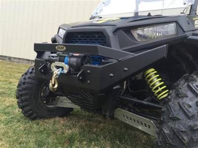 Extreme Metal Products, LLC - RZR NITRO Front  Bumper / Brush Guard with Winch Mount (XP1K, 2015-21 RZR 900 and 2016-18 RZR 1000-S) - Image 1