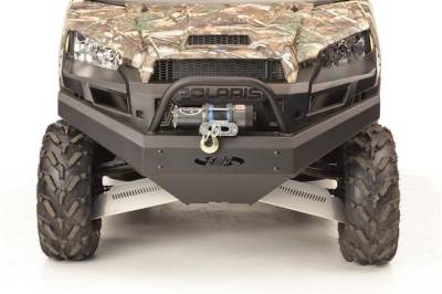 Extreme Metal Products, LLC - Ranger XP900, Full Size Ranger 570, Ranger XP1000 Front Bumper / Brush Guard with Winch Mount - Image 1