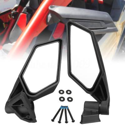 Seizmik Strike Side View ABS Mirrors For 2? Round Tube 56