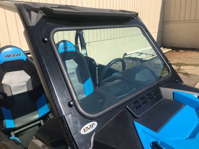Extreme Metal Products, LLC - RZR Turbo, XP1000, Trail 900 & Trail 900-S Laminated Safety Glass Windshield (wiper options available) NOTE: will not fit the Turbo-S - Image 1