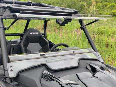 Extreme Metal Products, LLC - RZR Turbo and XP1000 Flip UP Windshield NOTE: If you have a Turbo S see P/N: 14352 - Image 1
