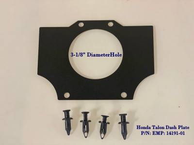 Extreme Metal Products, LLC - Honda Talon Dash Panel with 3-1/8" hole (fits: Round Stereo) - Image 1