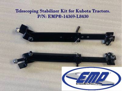 Extreme Metal Products, LLC - Kubota Telescopic Stabilizer Kit - Image 1