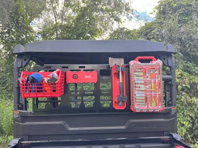 Kawasaki Mule Pro MX 2019-2025 Pack Out Rear Rack installed