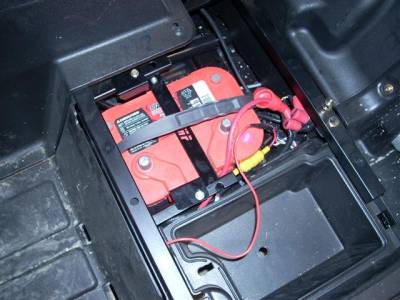 RZR Battery Tray dual subwoofer wiring diagram 