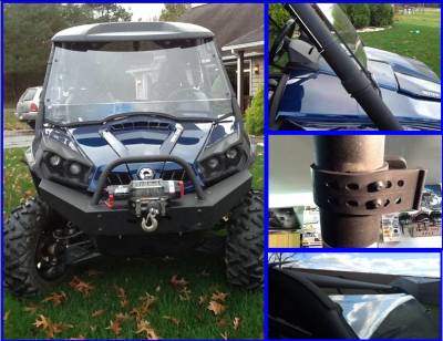 Extreme Metal Products, LLC - Can-Am Commander "Cooter Brown" Hard Coat Full Windshield (Fits: Max too) - Image 1
