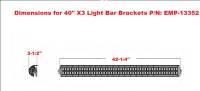 Extreme Metal Products, LLC - Can-AM Maverick X3 LED Light Bar Bracket Set - Image 8