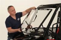Extreme Metal Products, LLC - Mid-Size/2 Seat Polaris Ranger Flip-up Windshield - Image 4