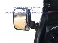 Extreme Metal Products, LLC - Yamaha Wolverine X2/X4 Folding Side Mirrors - Image 4