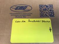 Can-Am - Maverick (XC, DPS, XMR and Max) - Extreme Metal Products, LLC - Can-Am Sunburst Yellow Powder Coat (raw material to powder coat parts) Matches Can-Am Sunburst Yellow