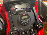 Extreme Metal Products, LLC - Honda Talon Dash Panel with 3-1/8" hole (fits: Round Stereo) - Image 3