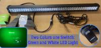 Extreme Metal Products, LLC - Yamaha RMAX DUAL COLOR 40" LED Light Bar Kit (Plug and Play) Green and White - Image 3