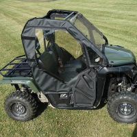 House Brand - Honda Pioneer 500, 520 Soft Doors and Rear Window - With Zipper - Image 2