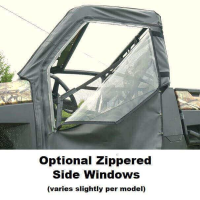 Parts & Accessories - Side by Sides - House Brand - Honda Pioneer 700 Soft Doors with Zipper