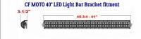 Extreme Metal Products, LLC - CFMOTO Z-Force 950, 40" LED Light Bar Brackets - Image 6