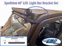 Extreme Metal Products, LLC - Polaris XPedition ADV 40" LED Light Bar Bracket Set - Image 2
