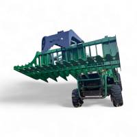 Extreme Metal Products, LLC - Snaggle-Tooth Rock Bucket for small John Deere Tractors (shown with optional add-on Grapple) - Image 6