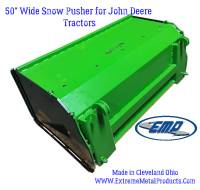 Extreme Metal Products, LLC - John Deere Tractor Snow Pusher (50" Wide) - Image 9